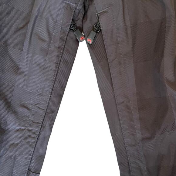 Marker Ski Snowboard Pants Womens 4 Rare Grey Checkerboard Plaid Print Insulated - Picture 4 of 15